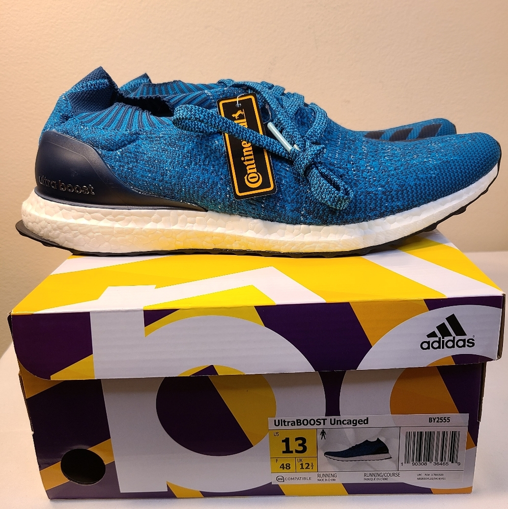 NEW adidas UltraBOOST Uncaged Petrol Blue 13 - Picture 8 of 8